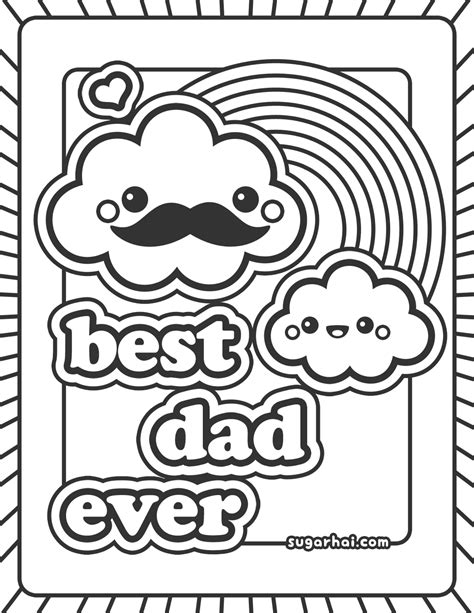 happy birthday dad coloring pages  getdrawings