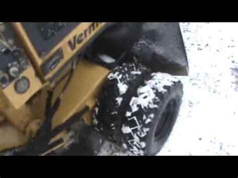 vermeer sc  propelled stump grinder turbo diesel dual wheel  sale youtube