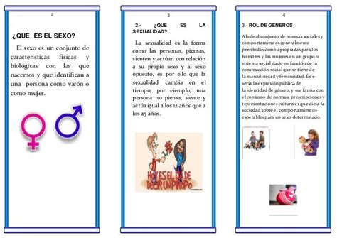 Triptico De Sexualidad