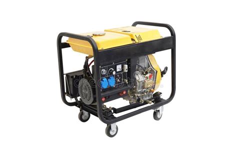 portable generator stock image image  transportable