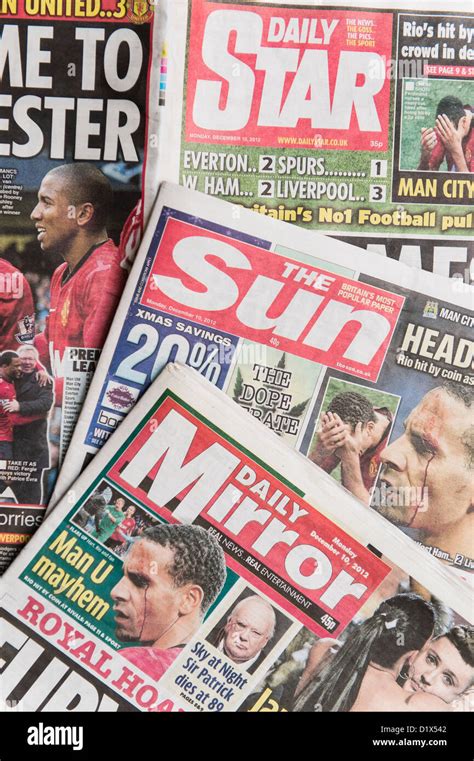 front pages  mastheads  uk red top tabloid tabloids sun star