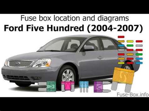 fuse box location  diagrams ford     youtube