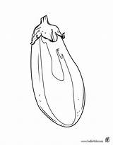 Aubergine Coloring Pages Vegetable Hellokids Print Color sketch template