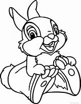 Bambi Thumper Wecoloringpage Colouring Clipartmag Clipground Coloringfolder sketch template