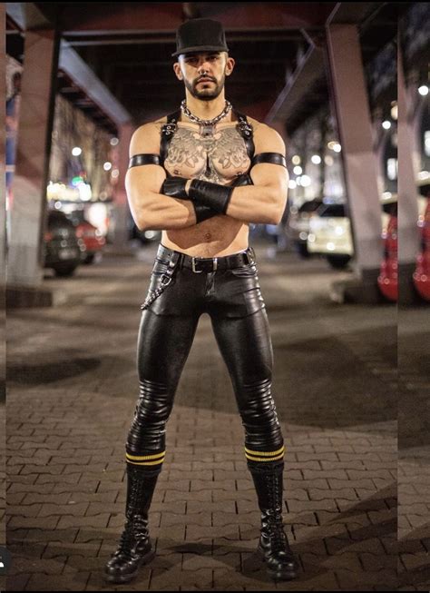 pin by jeffrey crandall on men in leather mens leather