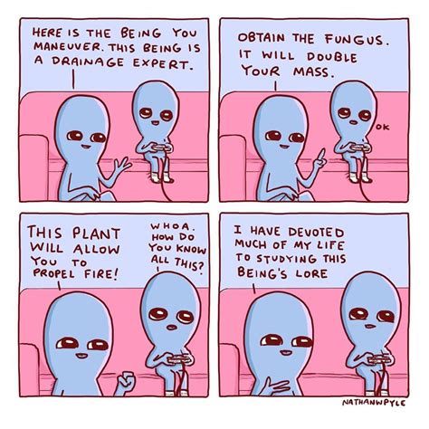 Strange Planet On Instagram “l O R E” Funny Comics