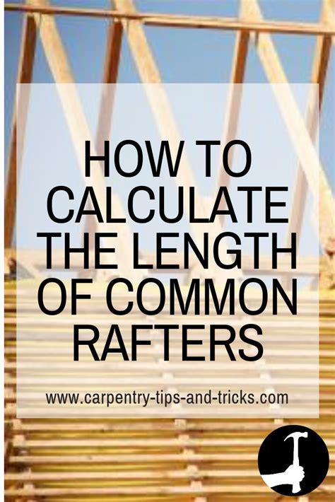 pitched roof rafter lengths   calculate  length