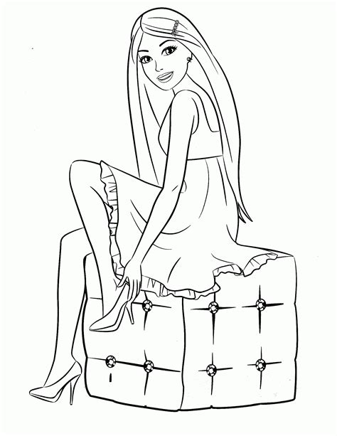 barbie fashion coloring pages arkan blog