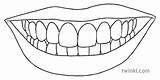Mouth Smiling Ks2 sketch template