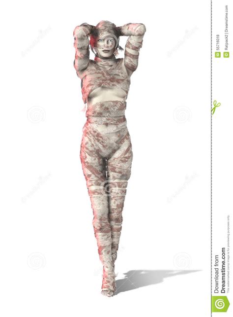 Female Mummy Stock Illustration Image 55716018