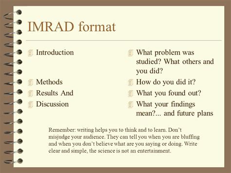 imrad examples   organize  paper  imrad format  visual