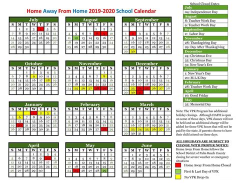 year  calendar wake county