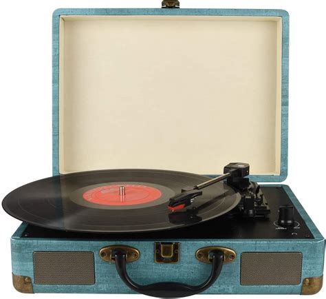 retro speakers  record player    portable record player