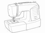 Naaimachine Sewingmachine Onderdelen Naaimachines sketch template