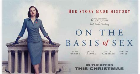 the promotional material for on the basis of sex 0a