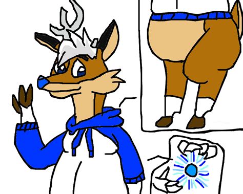 my rudolph fan character by conlimic000 on deviantart