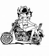 Boop Desenho Motarde Biker Sentada Wearing Colouring Legged Tudodesenhos sketch template