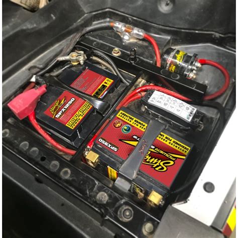battery installation kit   polaris rzr stinger electronics