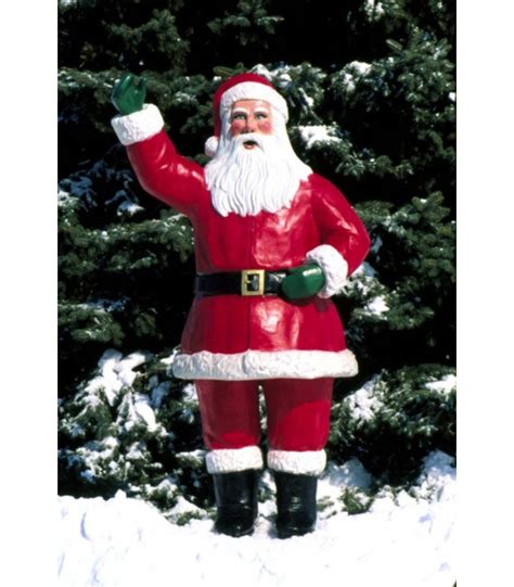 fiberglass large santa  american christmas