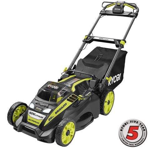 day   ryobi   propelled battery powered lawn mower pocketables
