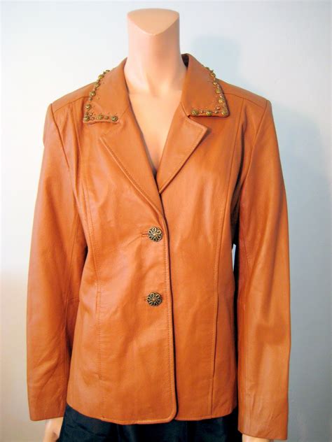 pamela mccoy leather jacket vintage renude