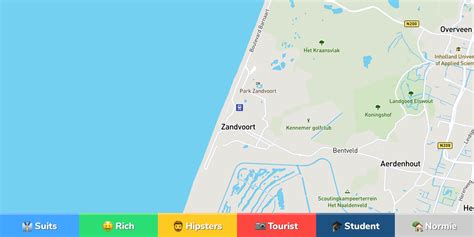 zandvoort neighborhood map