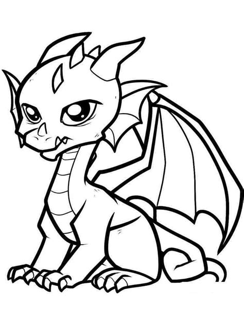 dragons printable coloring pages