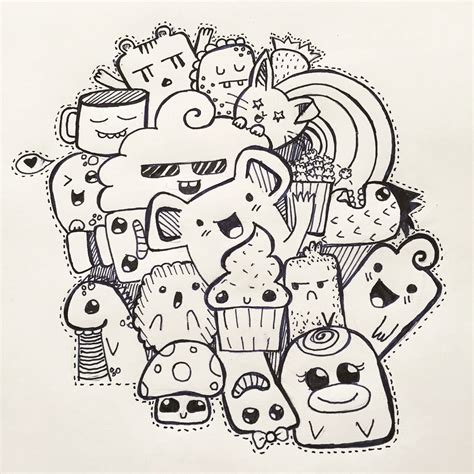 easy doodles drawings mini drawings simple doodles cute doodles