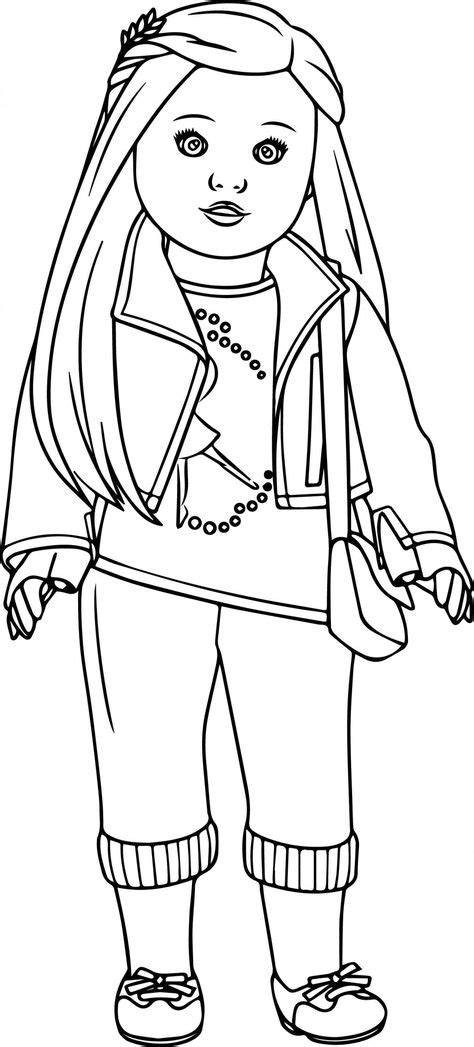 american doll coloring pages coloringsuite misc coloring pages