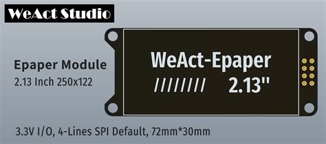 github weactstudioweactstudioepapermodule weact studio   epaper module epd