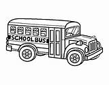 Bus School Coloring American Coloringcrew Print sketch template