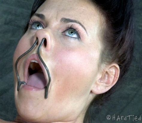 extreme bondage face mouth nose