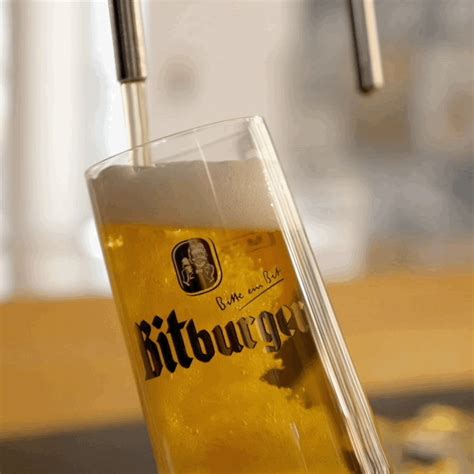 draught beer drinking gif  bitburger find share  giphy