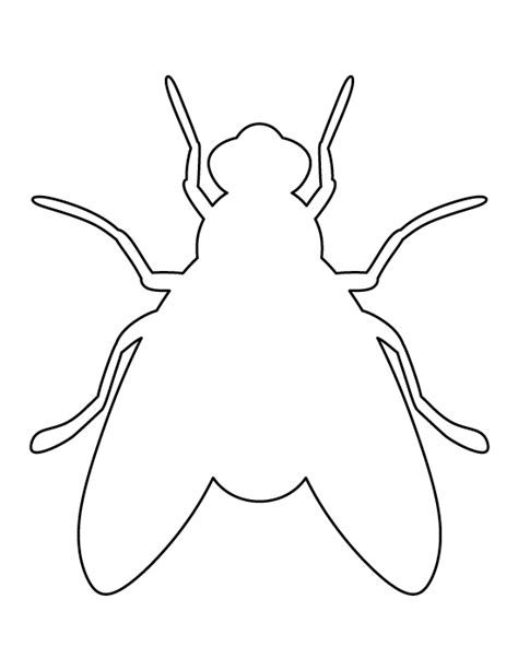 printable fly template