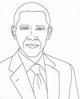 Obama Barack Coloring Drawing Kidsplaycolor Outline Drawings Pages Kids Printable Simple Getcolorings History Color Choose Board Sketches Chic sketch template