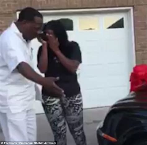 Wife Laughs Hysterically As Her Husband Surprises Her With