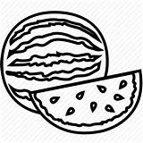 Watermelon Fruits sketch template