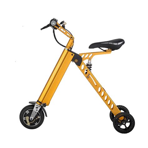 wheel foldable electric scooter portable mobility folding electric bike lithium battery