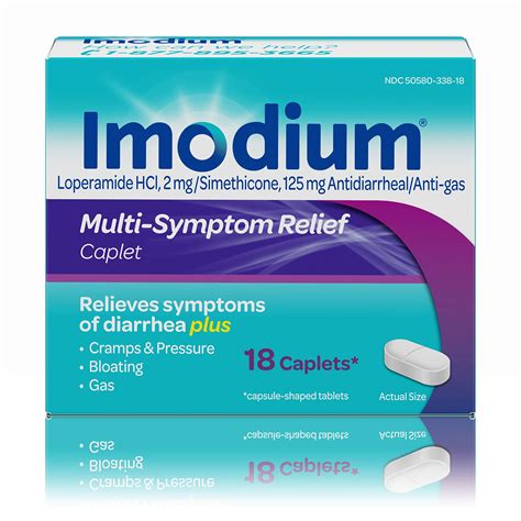 buy imodium multi symptom anti diarrheal cets loperamide hydrochloride simethicone  ct