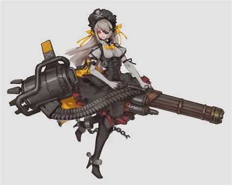 Embedded Anime Military Concept Art Characters Game