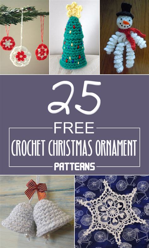 crochet christmas ornament patterns