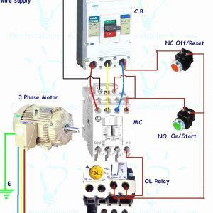 phase motor starter wiring wiring diagram