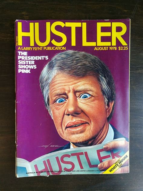 vintage hustler adult men s magazine august 1978 jimmy carter s