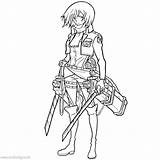 Colossal Hange Levi Xcolorings Lineart sketch template