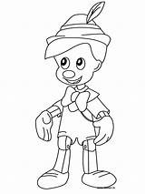 Pinocchio Animation Coloring Movies sketch template