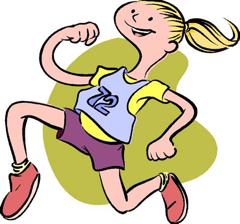 girl running running girl   clip art  clipart wikiclipart