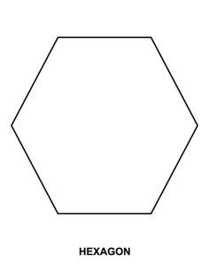 hexagon coloring page shape coloring pages hexagon print coloring pages