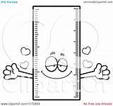 Ruler Coloring Pages Mascot Loving Clipart Cartoon Outlined Vector Cory Thoman sketch template