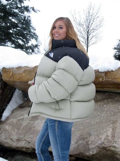 Outdoor Super Puffy Nuptse Photo Shoot Wasatch Down
