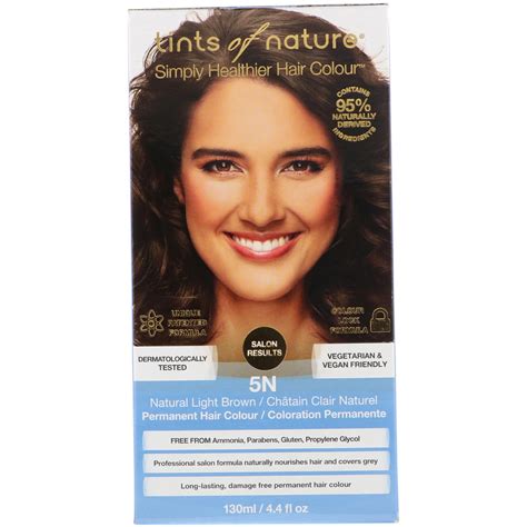 Tints Of Nature Permanent Hair Color Natural Light Brown 5n 4 4 Fl